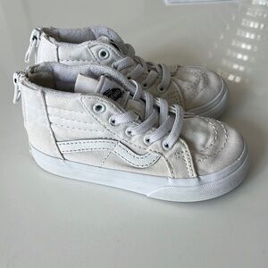 White High top VANS size  7.5